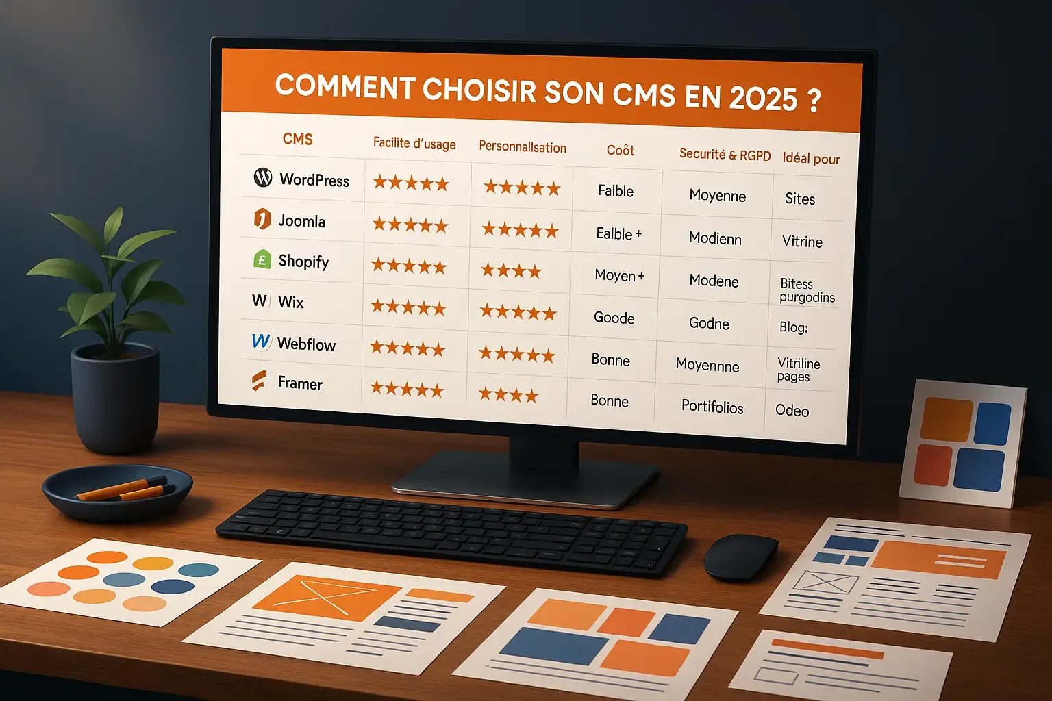Quel CMS utiliser en 2025 ?