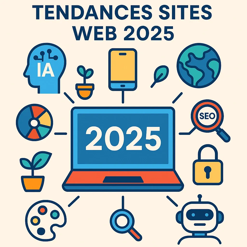Tendances 2025 pour les sites web en Belgique